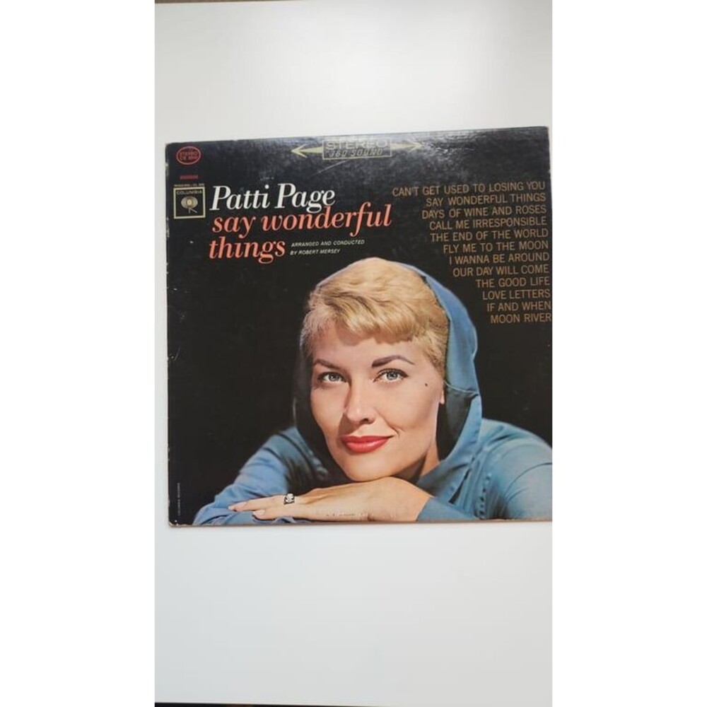Patti Page – Say Wonderful Things / I Knew I Would See Him Again – Vinyl (7"